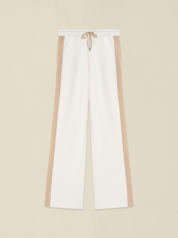 Pantaloni joggers con banda laterale