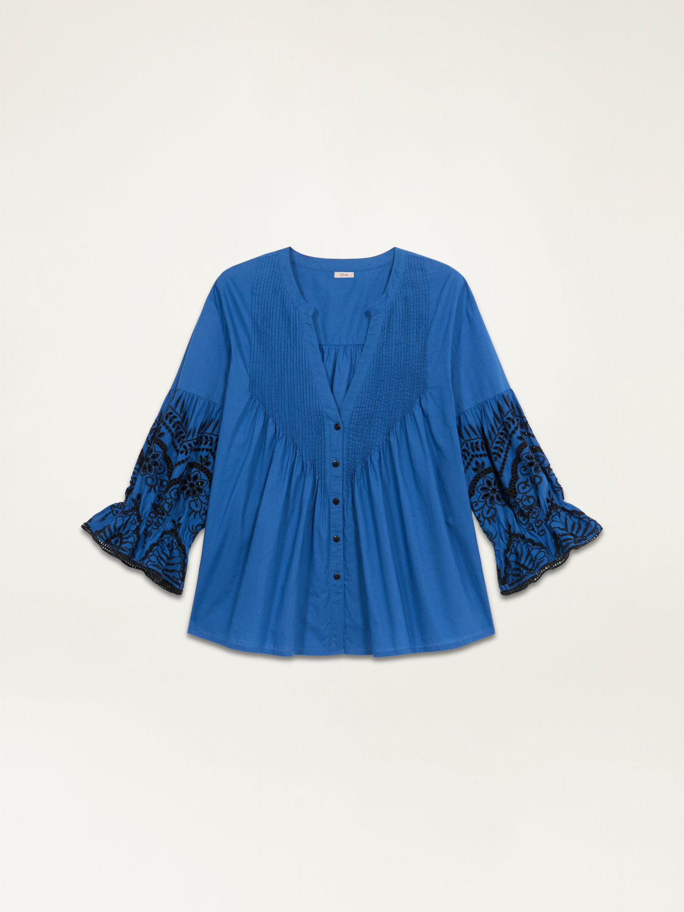 Chemise &agrave; manches brod&eacute;es image number 3