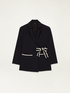 Flowing jacket with contrasting profiles image number 4