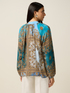 Blusa in viscosa fantasia image number 1