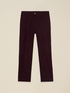 Pantalon regular en velours c&ocirc;tel&eacute; image number 4