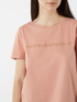 T-shirt con sangallo e ricamo image number 2