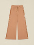 Pantalones palazzo de felpa con lentejuelas image number 4