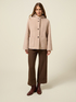 Cappotto corto in tessuto ammagliato image number 0
