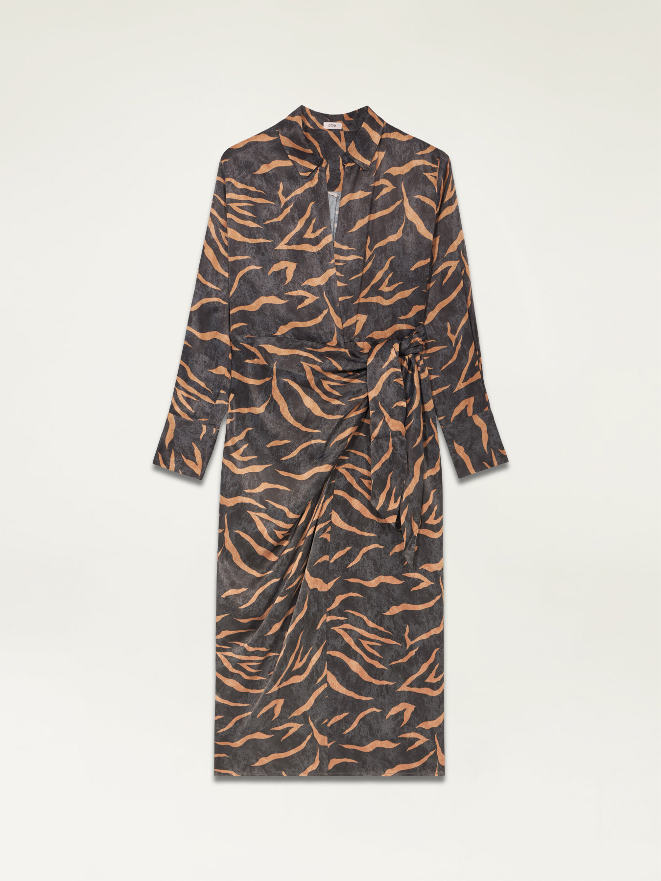 Rochie midi model portofel image number 4