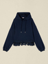 Kapuzenpullover mit Lochstickerei-Einsatz image number 3