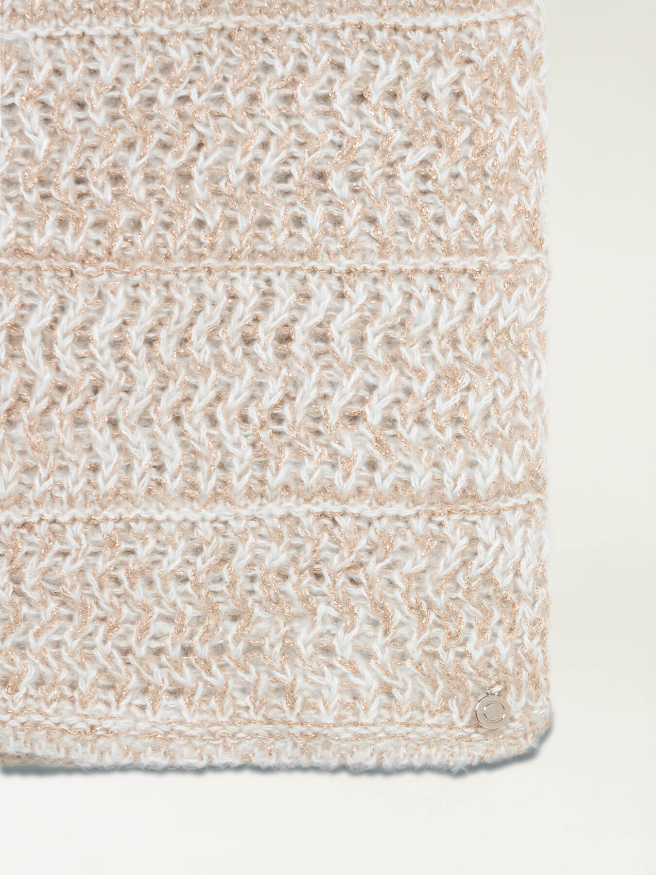 Lurex blend scarf image number 2