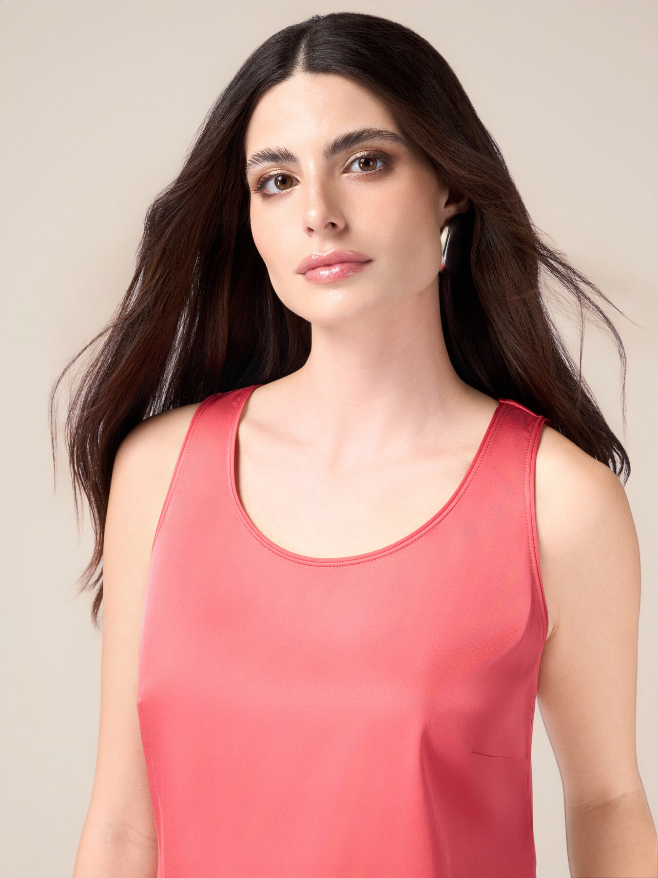 Top din satin de v&acirc;scoză image number 2