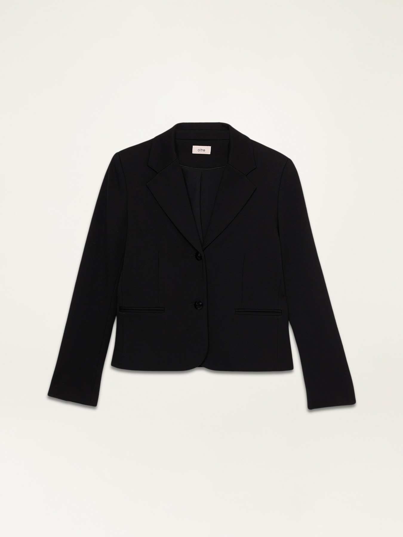 Blazer corto in punto milano image number 3