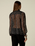 Polka dot georgette shirt image number 2