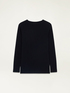 Cashmere blend ribbed turtleneck sweater image number 3