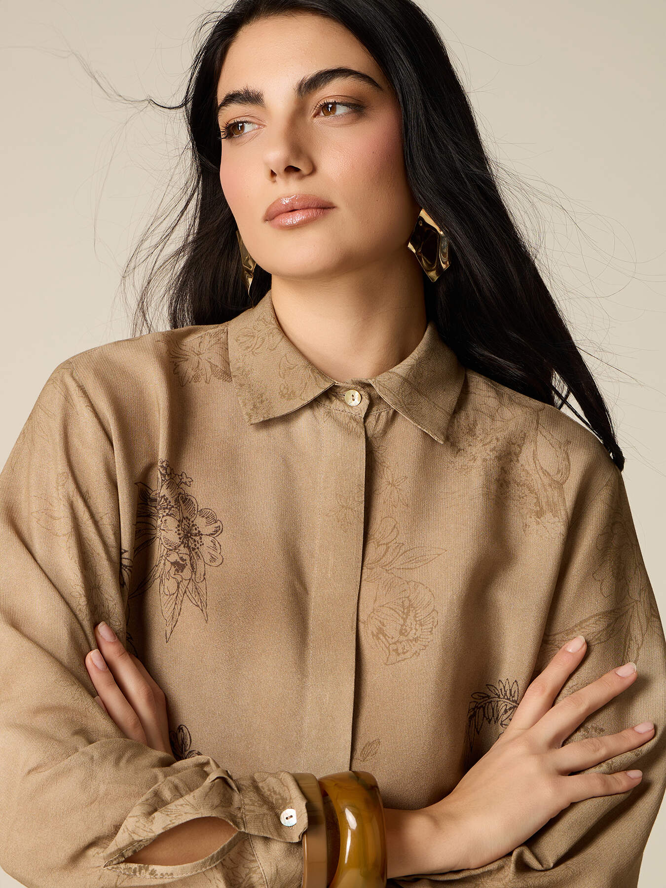 Camicia in viscosa fantasia image number 2