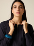 Lurex knit hoodie image number 2