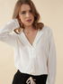 Bluse mit Lurex-Streifen image number 2
