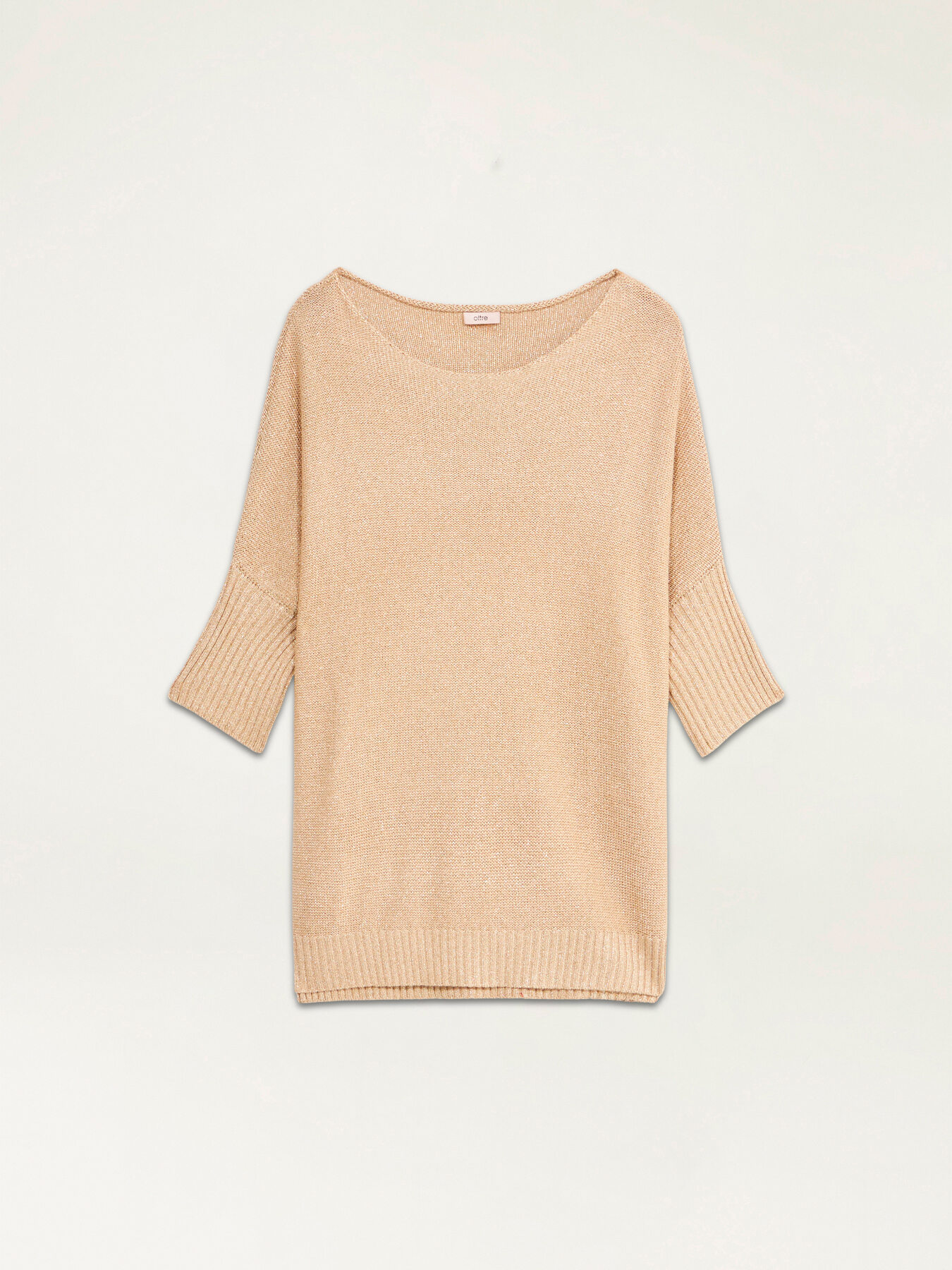 Maglia over in filato lurex image number 3