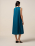 Midikleid aus Popeline mit Brosche image number 1