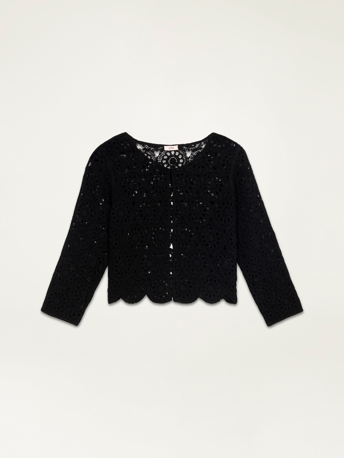 Cardigan scurt croșetat image number 3