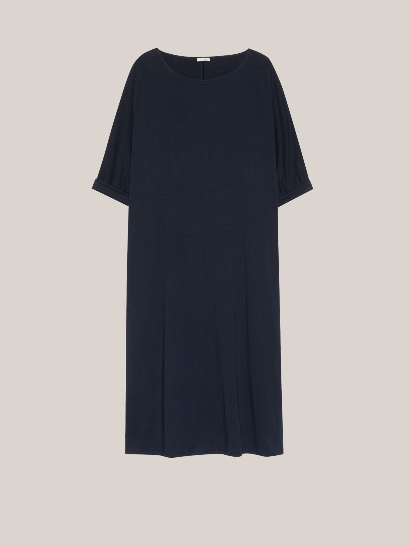 Oversized jersey dress image number 3