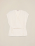 Kimono-Bluse aus Leinenmischung image number 4
