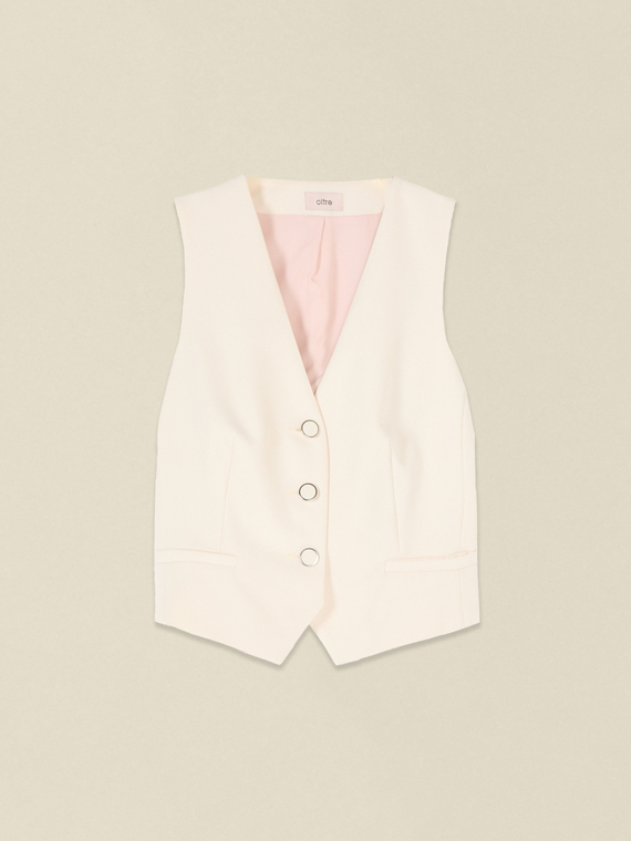 Short tailored vest