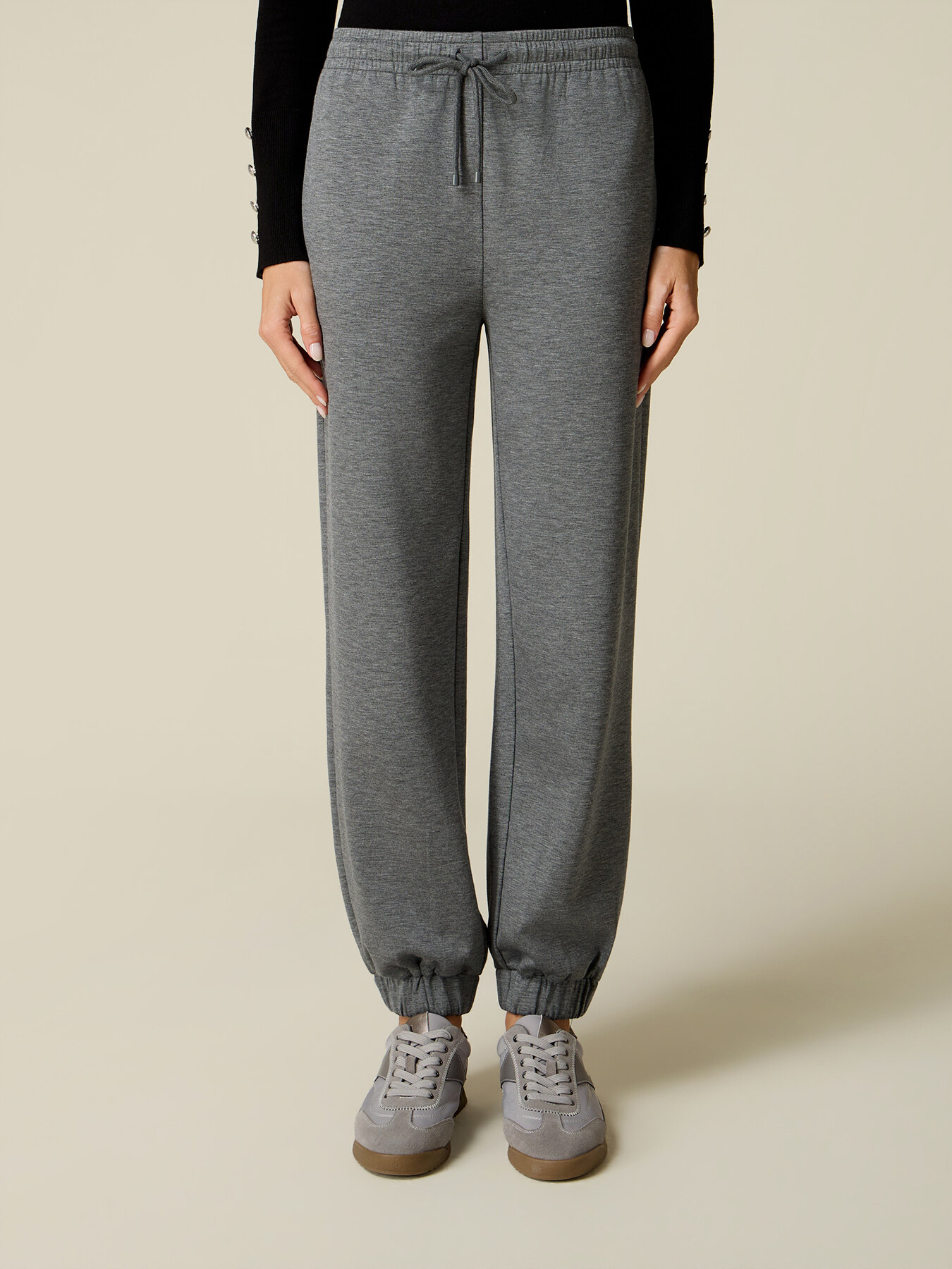 Soft touch jersey joggers image number 3