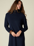Oversized dress in viscose blend knit image number 2