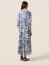 Vestito chemisier lungo in cotone fantasia image number 1