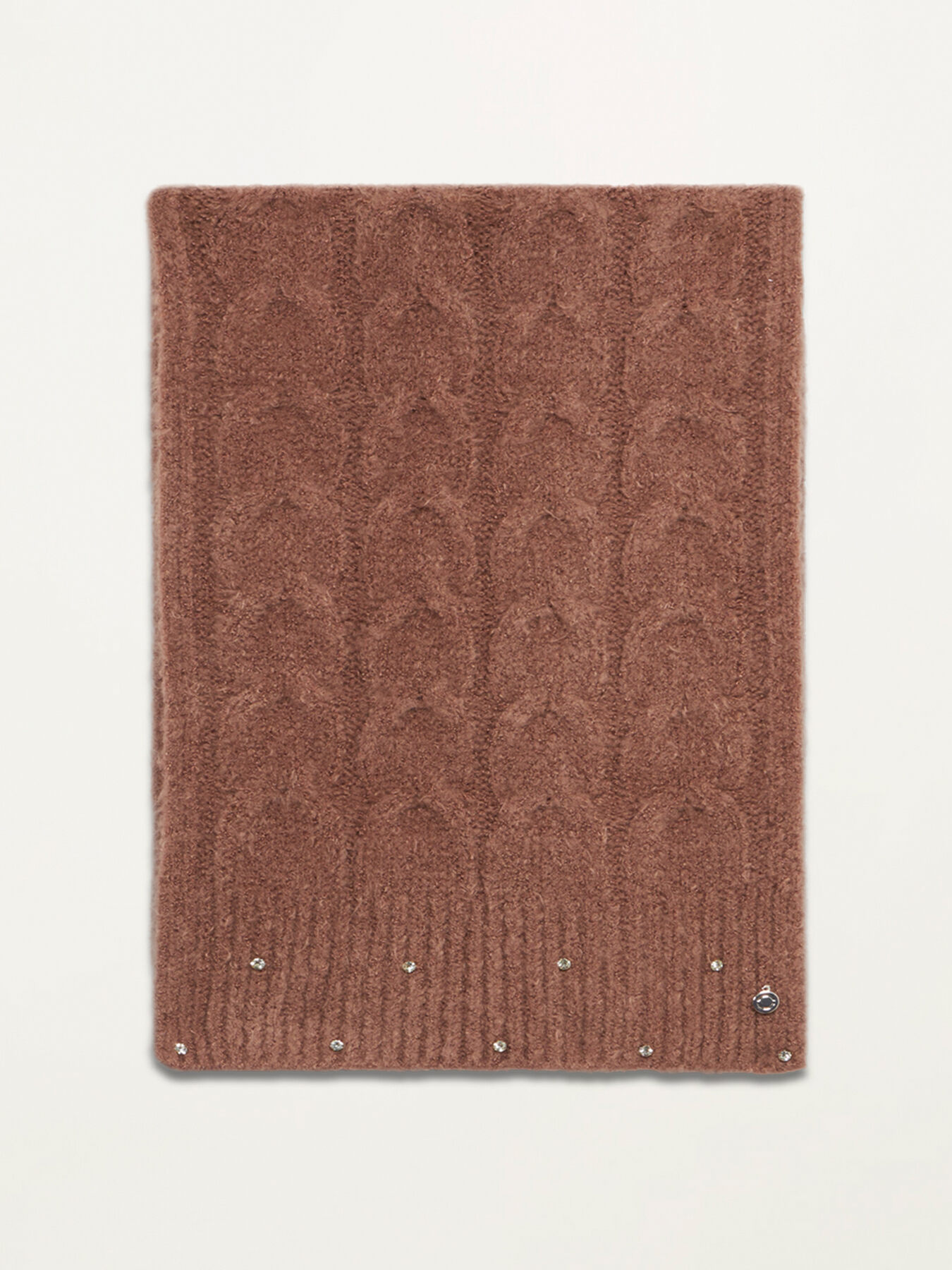 Schal mit Zopfmuster image number 1