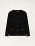 Cardigan con bottone uniform image number 3