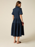 Shirtdress with applied flowers image number 1