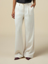Palazzo trousers in flowing fabric image number 4