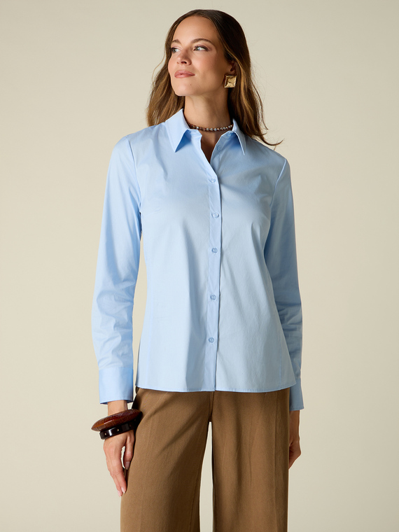 Cămașă basic din poplin