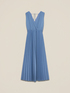Vestito lungo lurex pliss&eacute; image number 4
