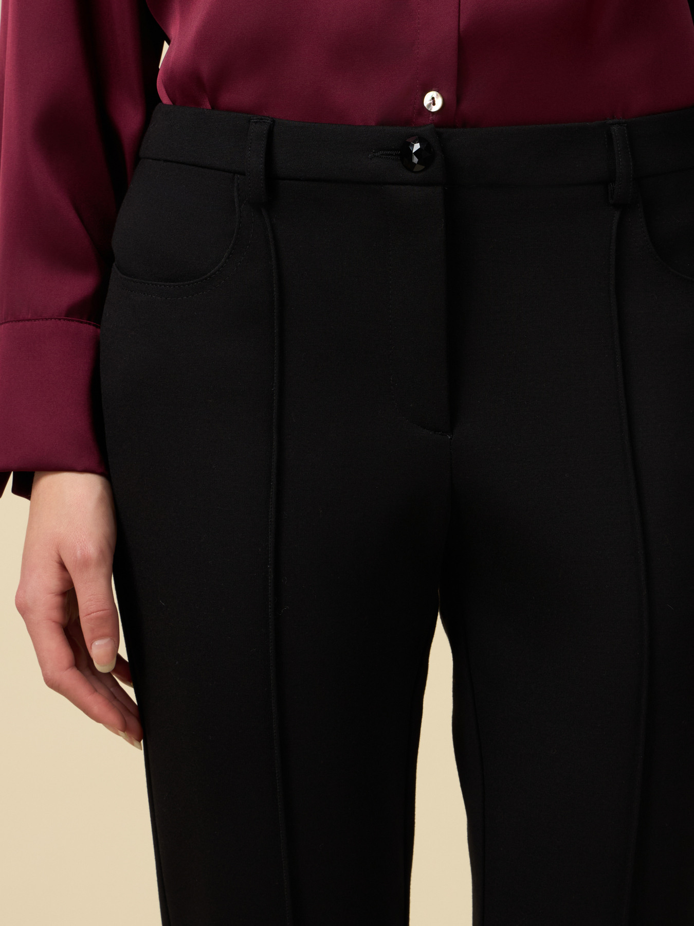Pantalon skinny en maille Milano image number 2