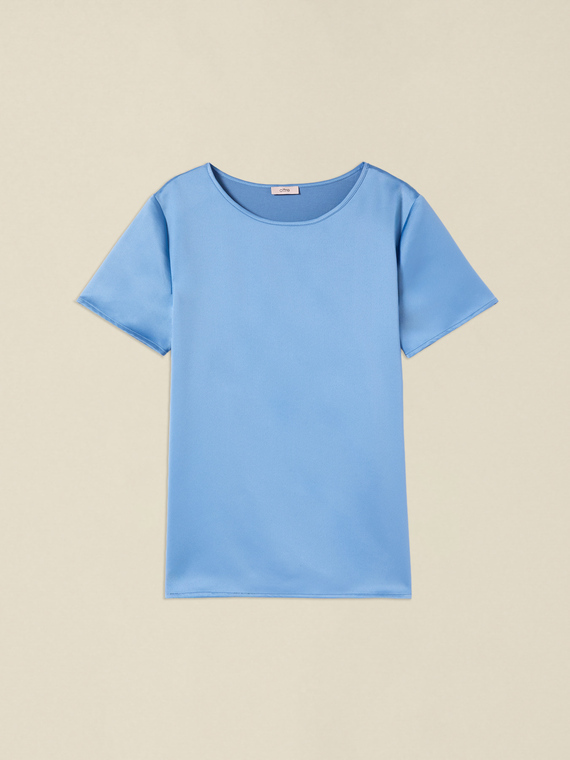Two-material T-shirt