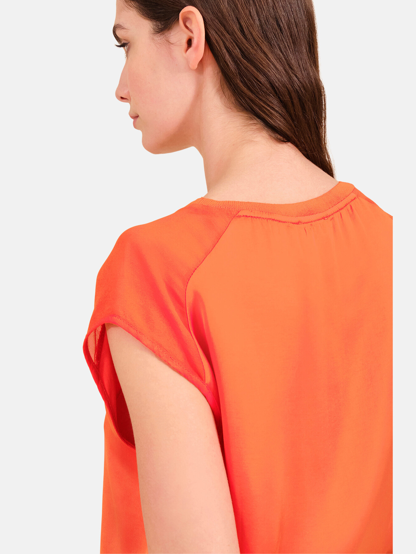 Top en satin de viscose image number 5