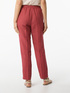 Pantalones joggers con mezcla de lino image number 1