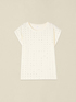 Tricou din bumbac cu cristale image number 3