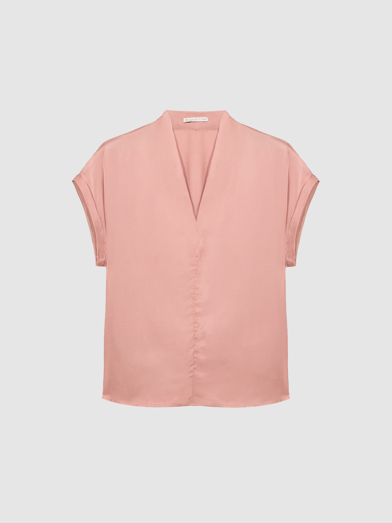 Blusa in raso di viscosa image number 4