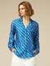Camicia in raso fantasia image number 0