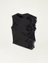 Satin and lace top image number 3