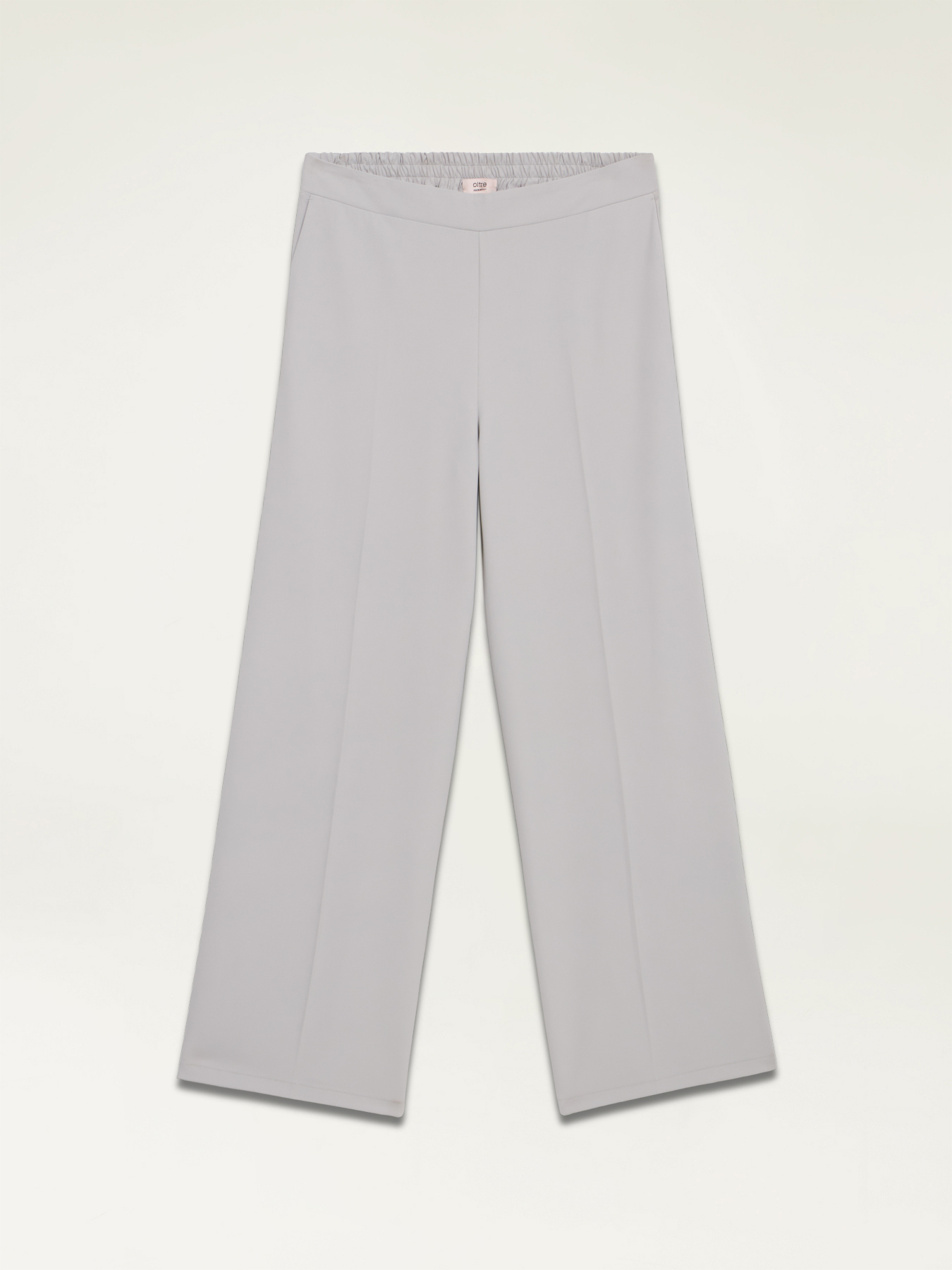 Pantaloni palazzo in tessuto fluido image number 1