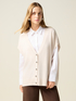 Cardigan court en maille fine m&eacute;lange viscose image number 0
