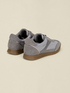 Two-material sneakers with metallic detail image number 2