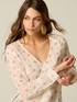 Bluse mit Fantasiemuster und Volants image number 2