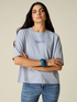 T-shirt con ricamo lettering image number 0