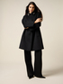 Mixed wool coat with jewel collar image number 0