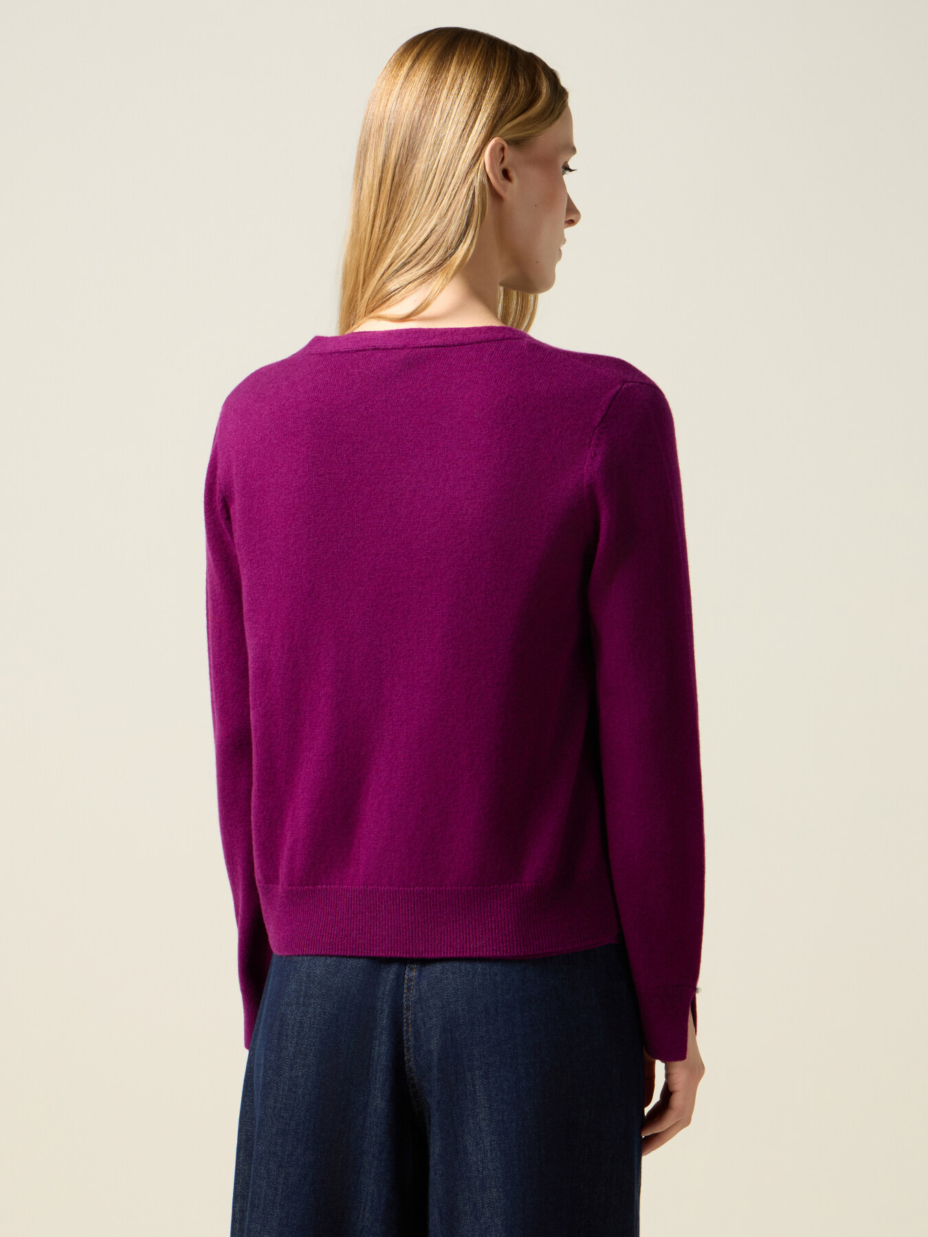 Wool and cashmere cardigan image number 1