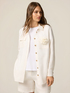 Linen shirt with pin image number 0