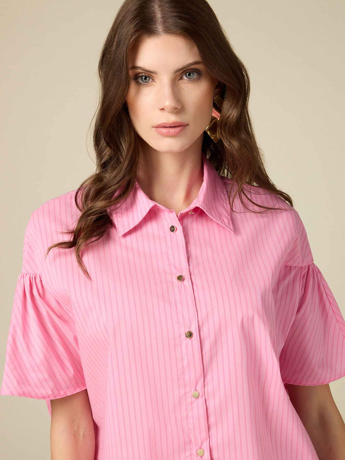 Poplin kimono shirt image number 2